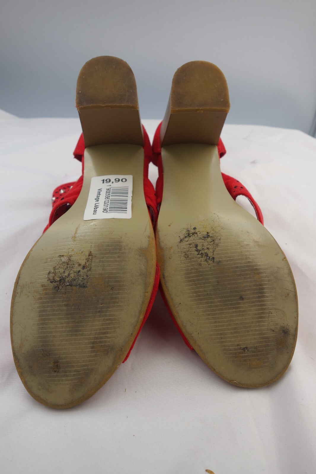 ES0069 Damen Sandalen von Beauty Girls, rot, Gr. 386