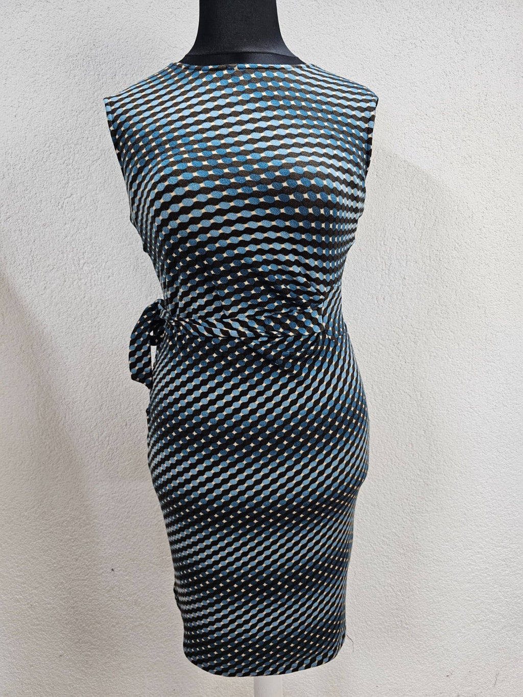 EK5945 Damen Kleid von Super Stition, blau/braun, Gr. 400