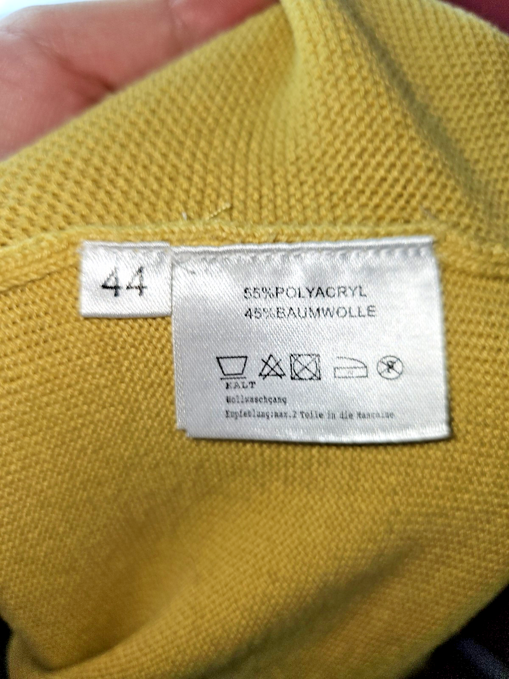 EK7279 Damen Pullover von Estelle Jolie, gelb, Gr.444