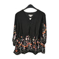 EK9072 Damen Bluse von Atlas For Woman, Schwarz, Gr. 46/480