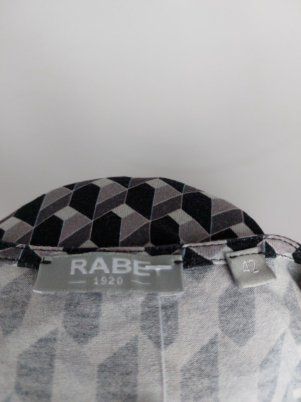 EK4673 Damen Shirt von Rabe, grau-schwarz-weiß, Gr.424