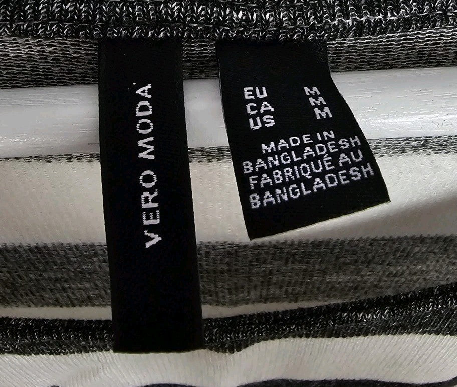EK9641 Damen T-Shirt von Vera Mont, weiß-schwarz, Gr.M2