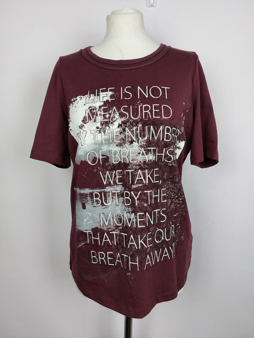 EK4167 Damen T-Shirt von Bonita, pflaume, Gr. M0