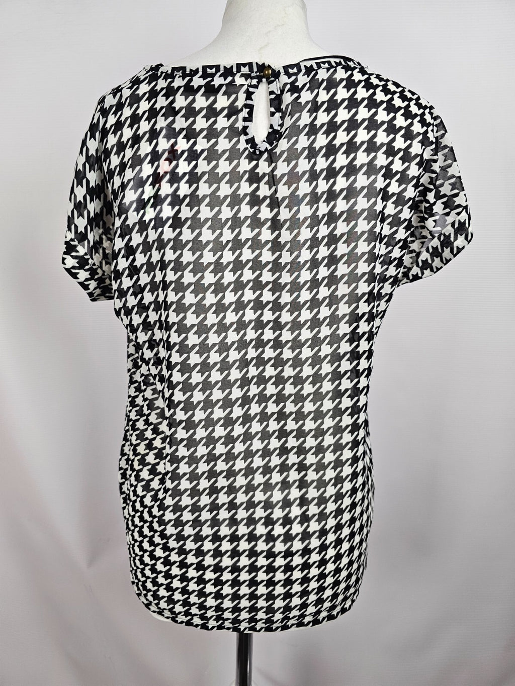 EK5617 Damen Bluse von Yessica by C&A, schwarz/weiß, Gr. 385