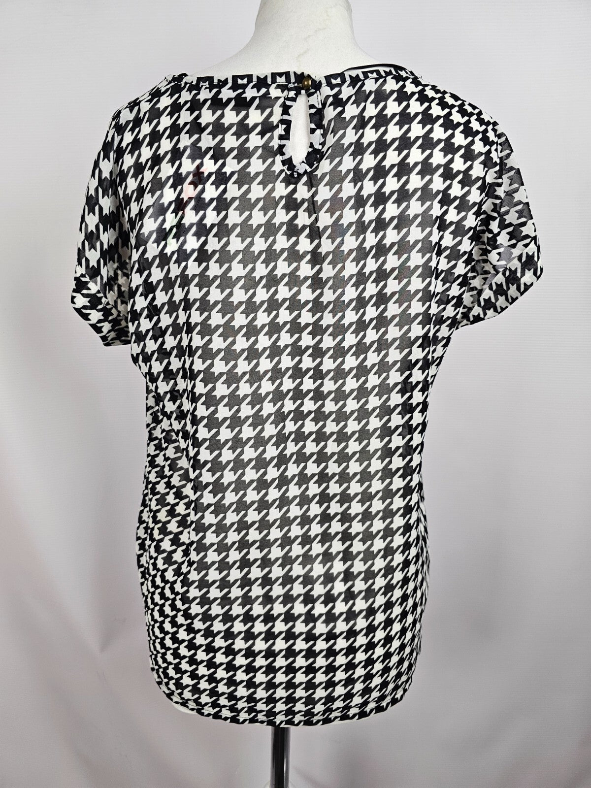 EK5617 Damen Bluse von Yessica by C&A, schwarz/weiß, Gr. 385