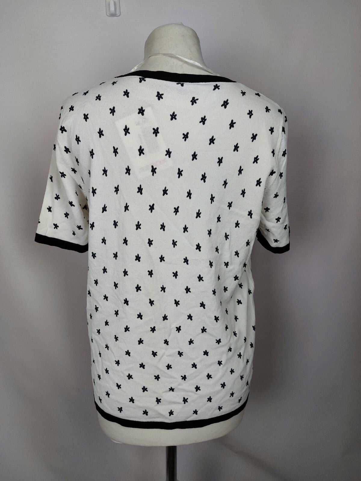 EK4826 Damen T-Shirt von Frank Walder, weiß/schwarz, Gr. 424