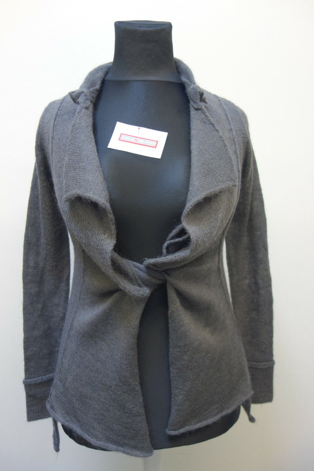 EK0621 Damen Strickjacke von 1060, grau, Gr. S0
