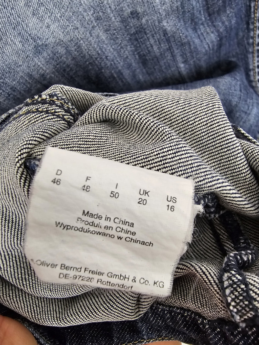 EK8450 Damen Weste von s.Oliver, blau, Gr.464