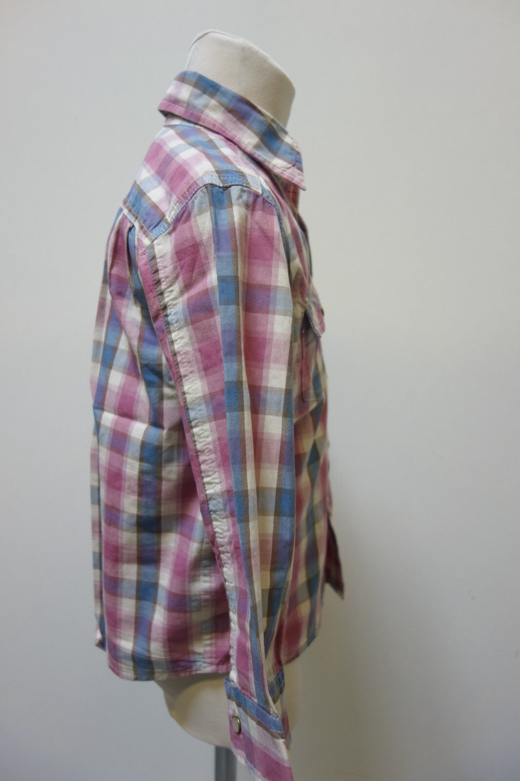 EK3658 Kinder Hemd/Bluse von Vertbaudet, kariert, Gr. 1102