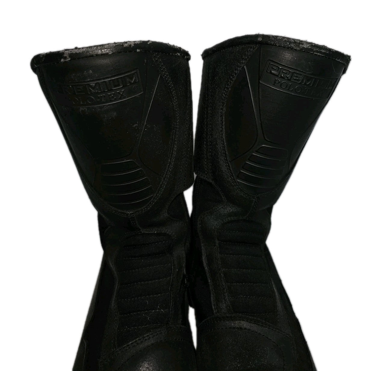 ES773 Damen Motorradastiefel von Premium Polo-Tex, schwarz, Gr.391