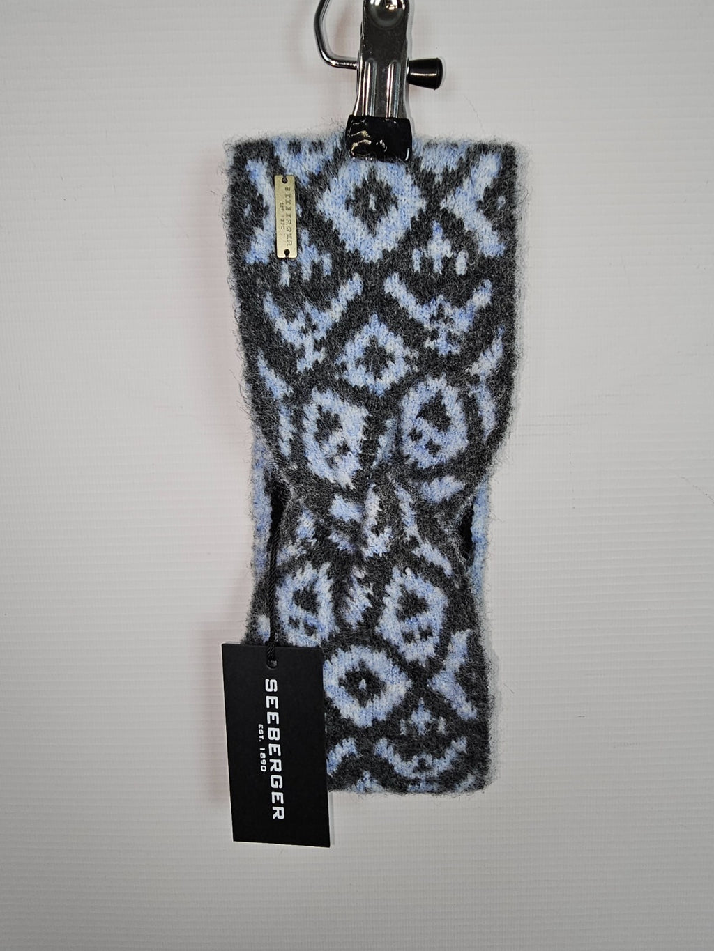 EK1034 Damen Stirnband von Seeberger, blau-grau, Gr.one Size0