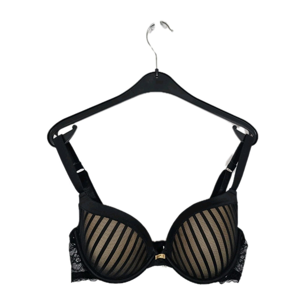 EK10620 Damen Push-up-BH, Schwarz, Gr. 80C0