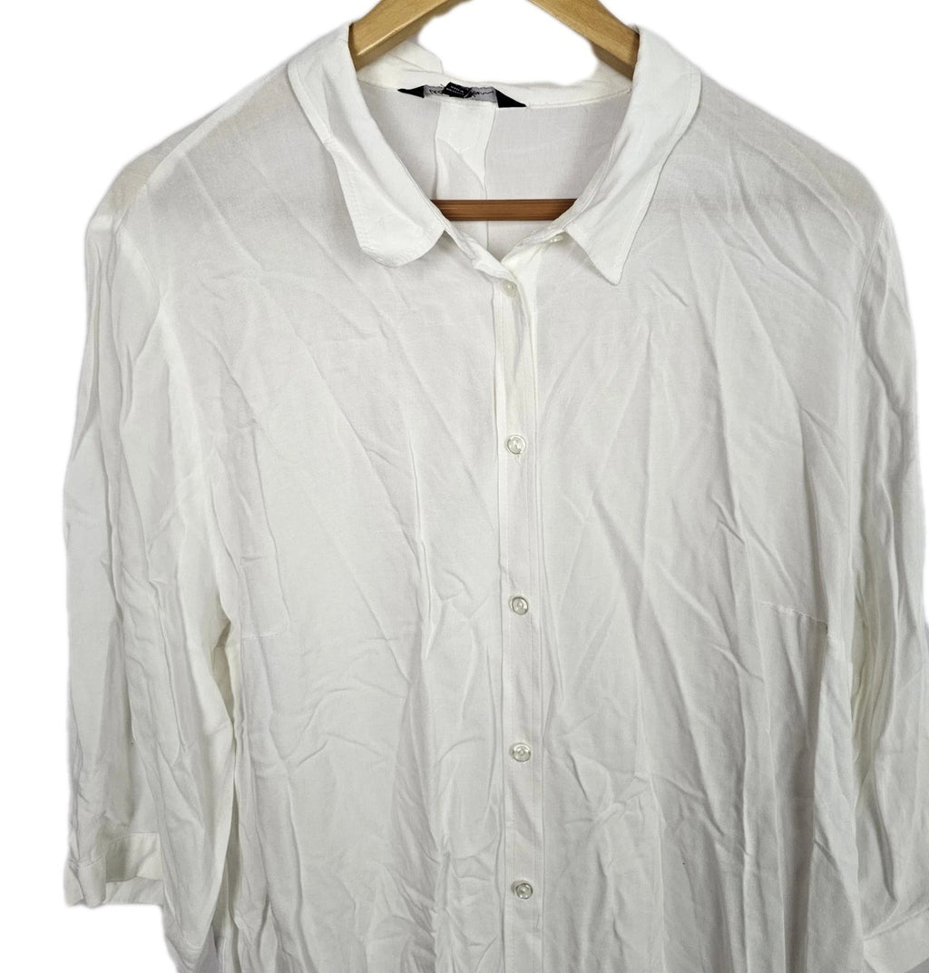 EK8452 Damen Bluse von Ulla Popken, Weiß, Gr.46/481