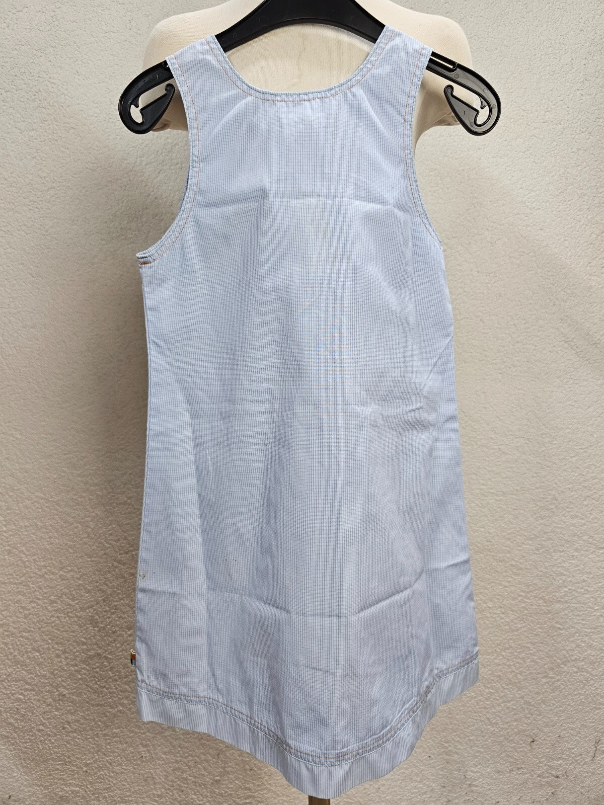 EK6355 Mädchen Kleid von loud+proud, blau, Gr.98/1044