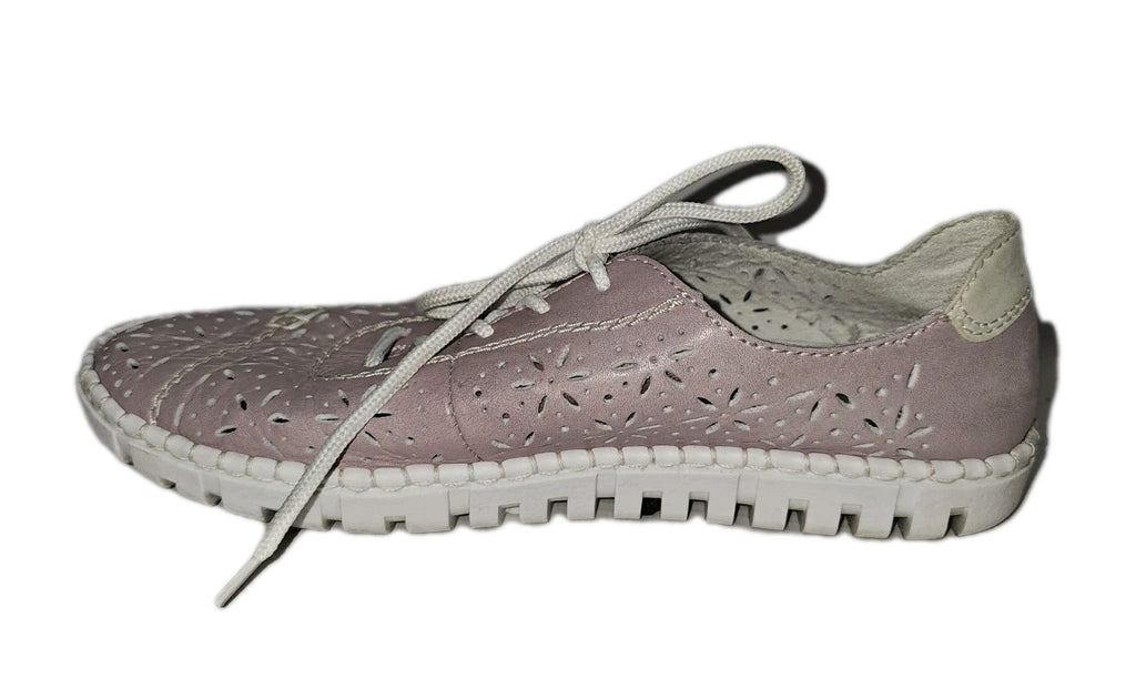 ES833 Damen Halbschuh von Rieker, lila, Gr.404