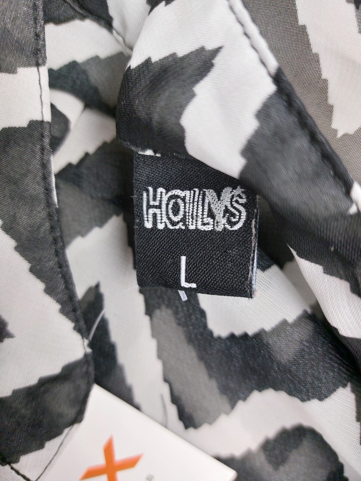 EK5107 Schwarz-weiß-gestreifte Bluse für Damen von Hailys, Gr. L7