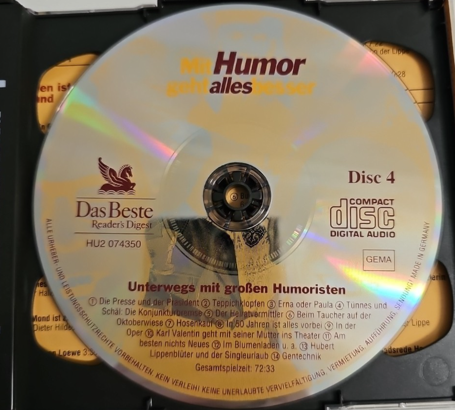 EB3096 Mit Humor geht alles besser, 5 CDs, die großen Stars der guten Laune4