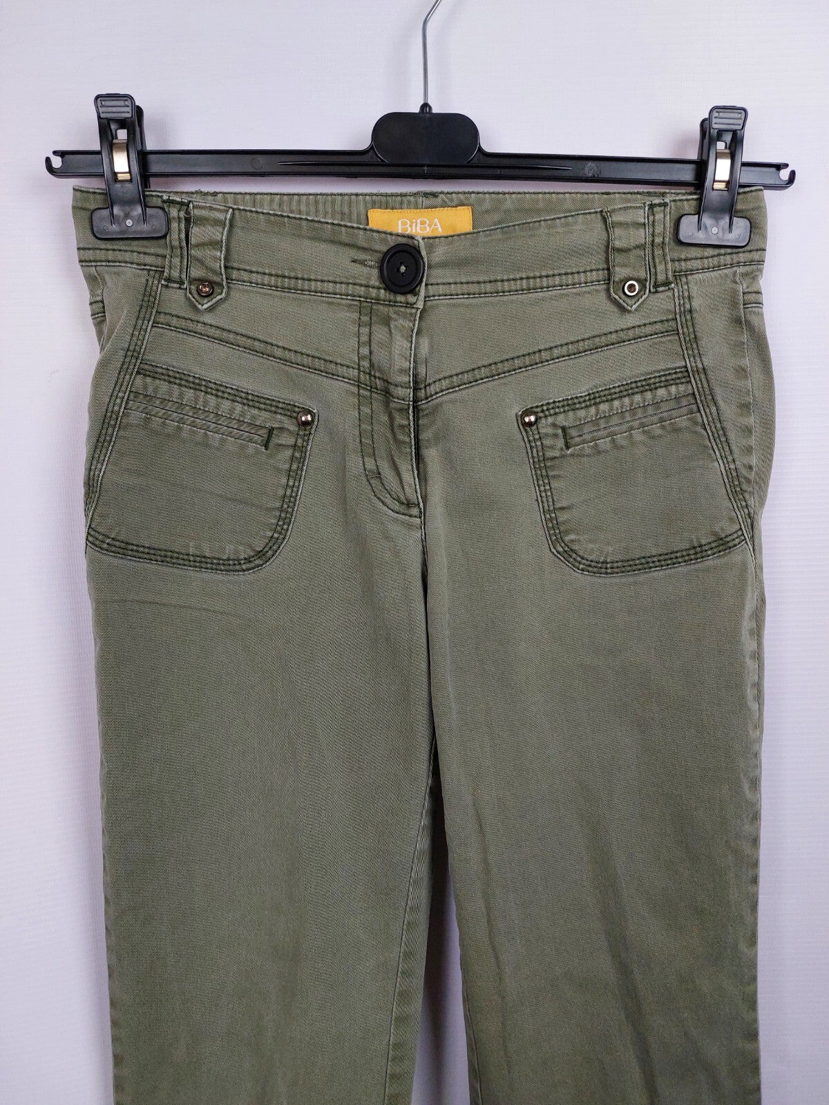 EK1769 Damen Jeans von BiBA, grün, Gr.341