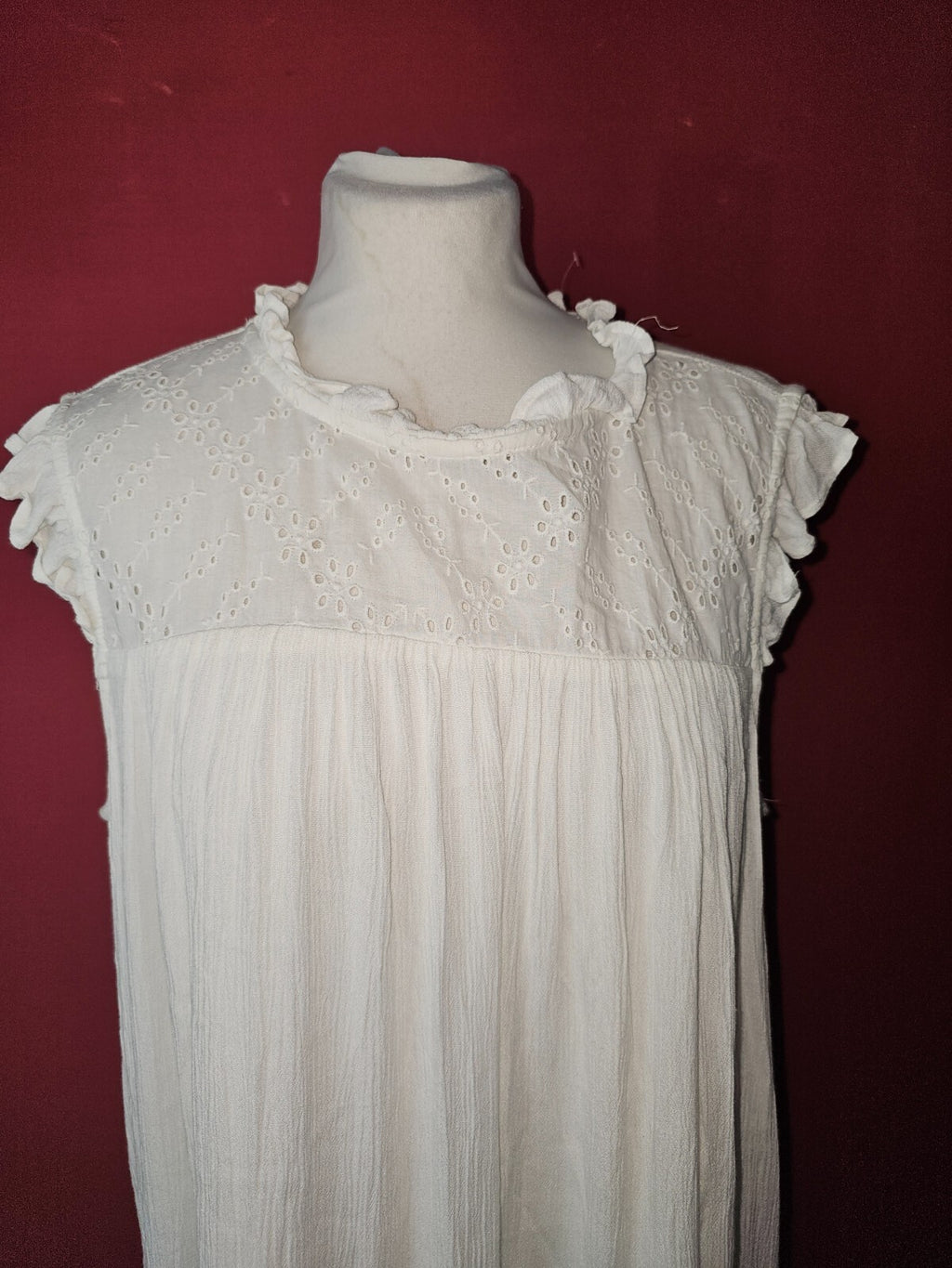 EK6453 Damen Kleid von C&A, weiß, Gr.L1