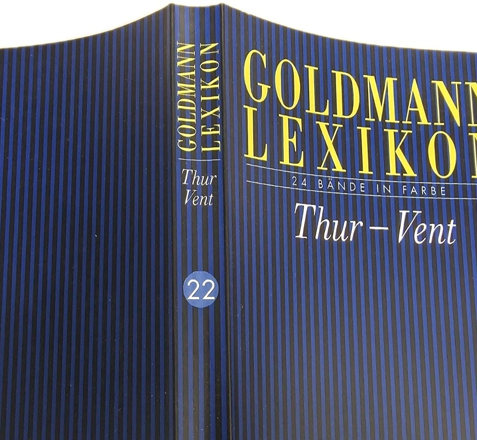 EB3825 Goldmann Lexikon, 24 Bänder in Farbe: Band 22, Thur-Vent2