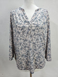 EK5936 Damen Bluse von H&M, rosa mit Blumen, Gr. M0