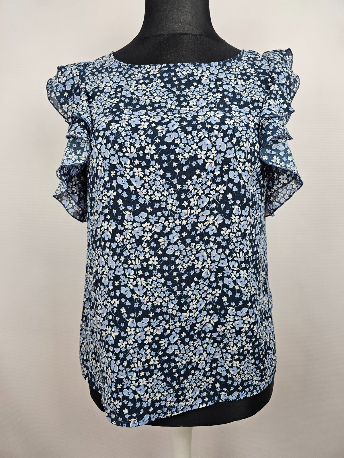 EK5407 Damen Bluse von H&M, blau, Gr.440