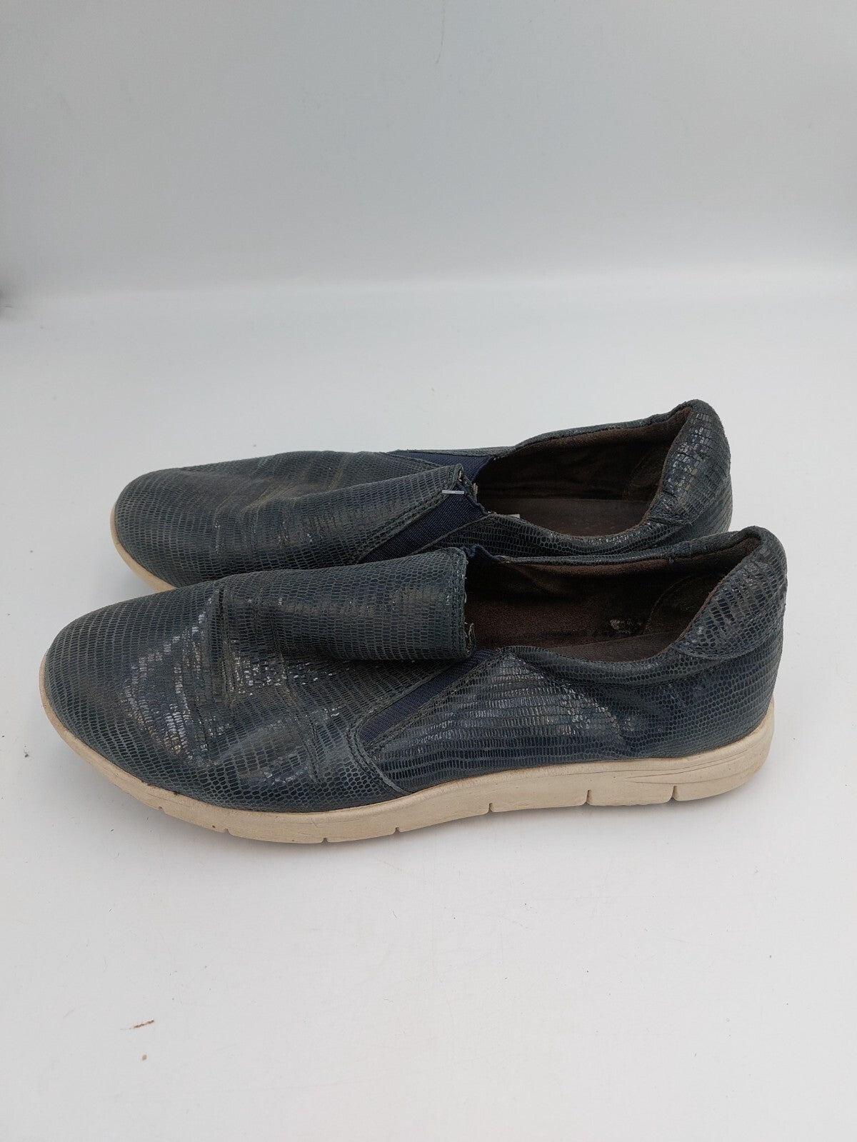 ES0399 Damen Halbschuhe von Caprice, graublau, Gr. 361