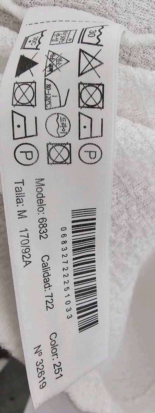 EK9579 Damen Stoffhose, Schwarz/Weiß, Gr. XS/S4