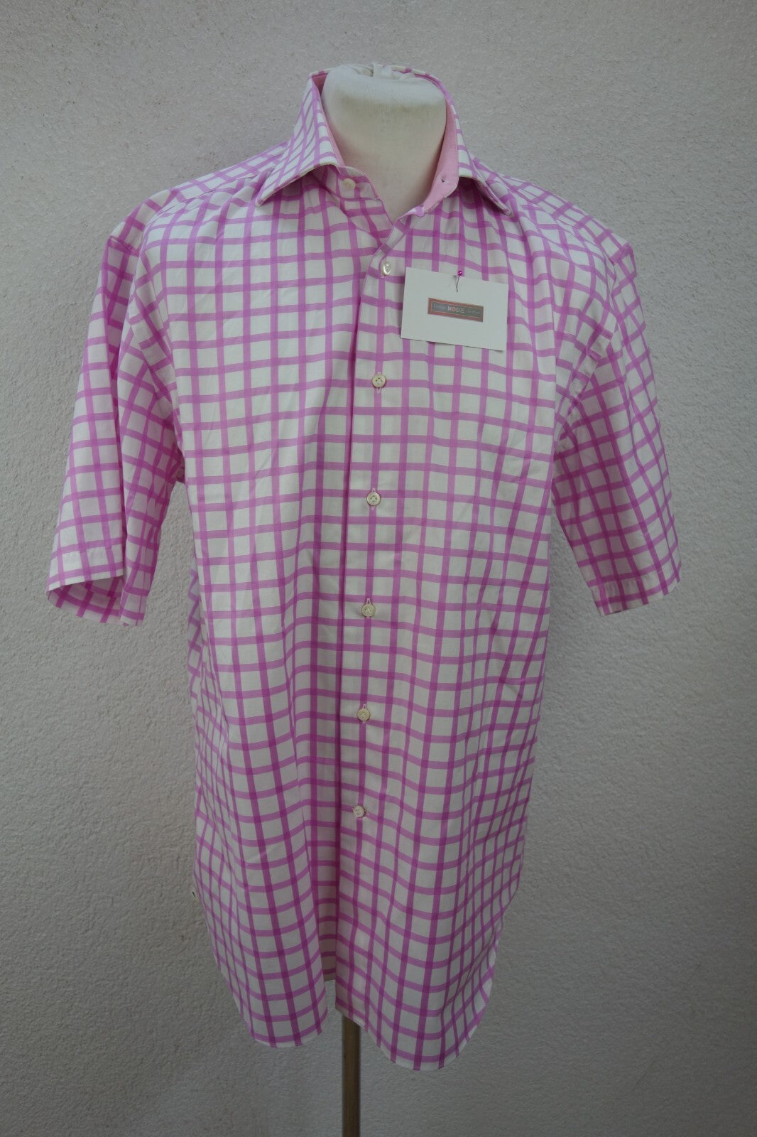 EK4148 Herren Hemd von Alea, rosa-weiß, Gr.430