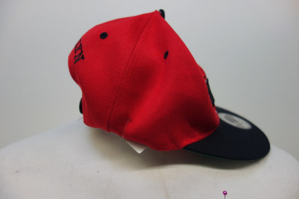 EK3091 Cap von Brooklyn, rot/schwarz, onesize2
