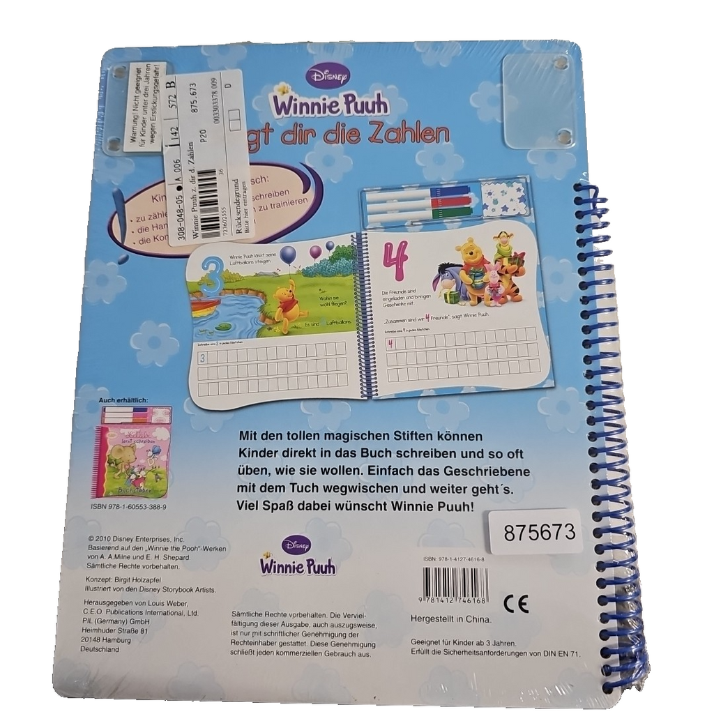 EB2998  Winnie Puuh zeigt dir die Zahlen 1