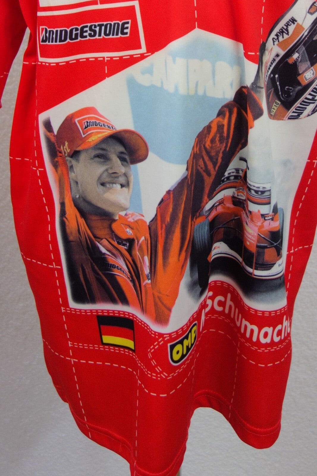 EK4231 Jungen T-Shirt, rot, Gr. 164 Ferrari Trikot1
