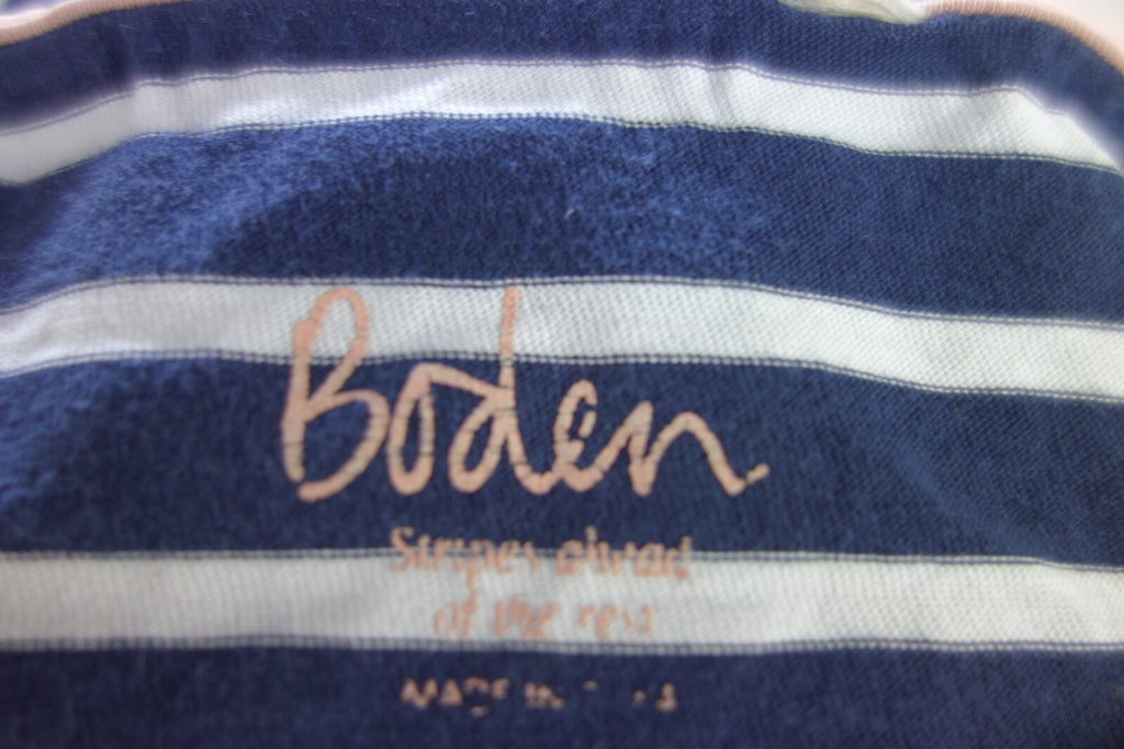 EK1600 Damen Pullover von Boden, blau-weiß, Gr.M4