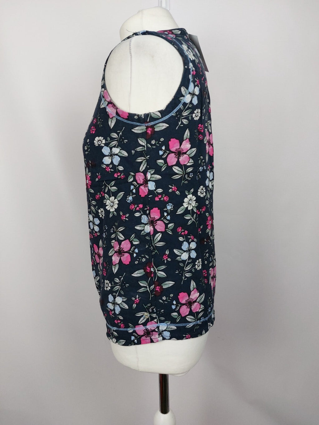 EK5126 Damen Shirt von Cecil, blau mit Blumen, Gr. XS4