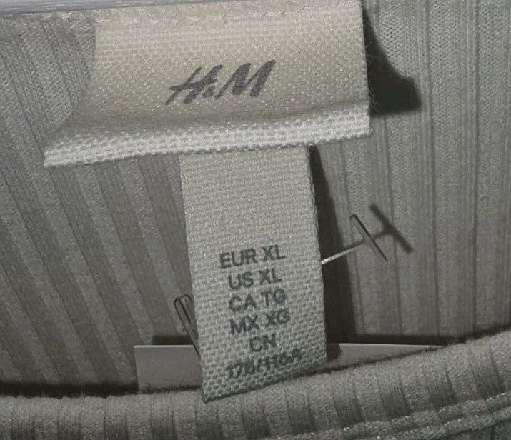EK1921 Damen Kleid von H&M, Weiß, Gr XL2