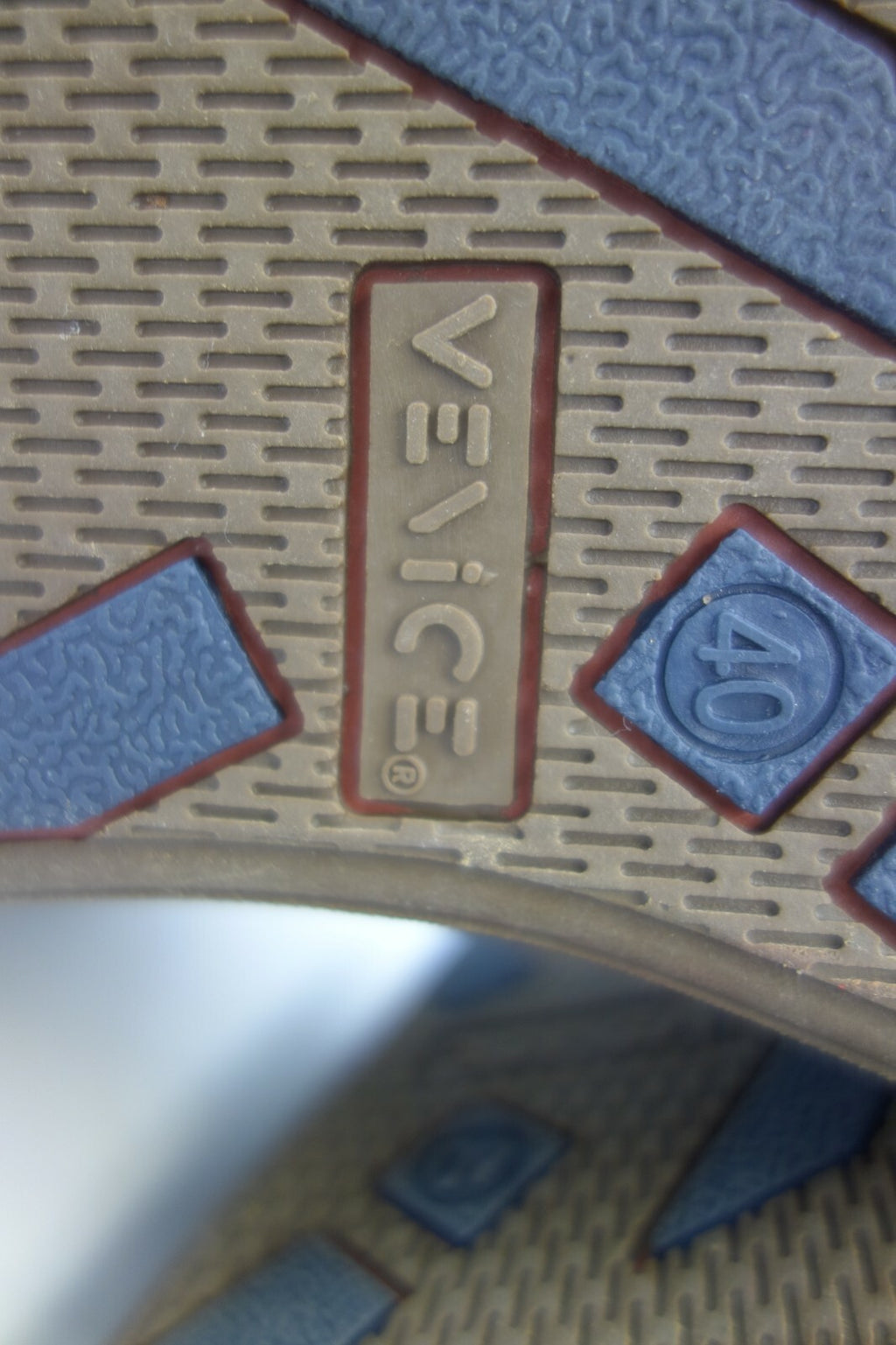 ES0612 Damen Sneaker von Venice, blau, Gr. 404