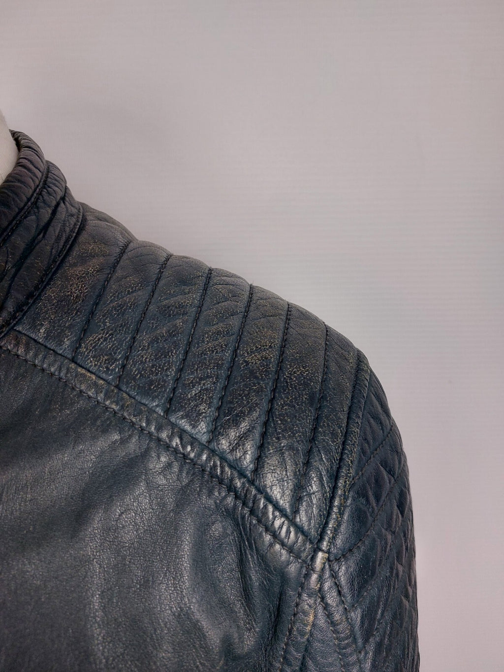 EK4794 Damen Lederjacke von Superior, blau, Gr. M6