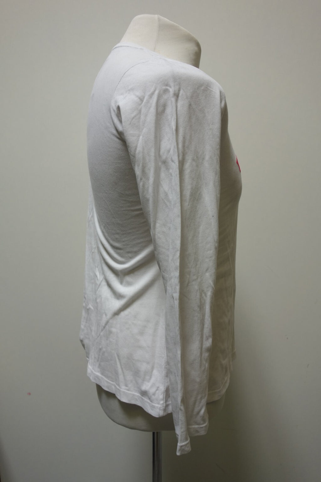 EK1161 Damen Langarmshirt von US Polo Assn. weiß, Gr. L2