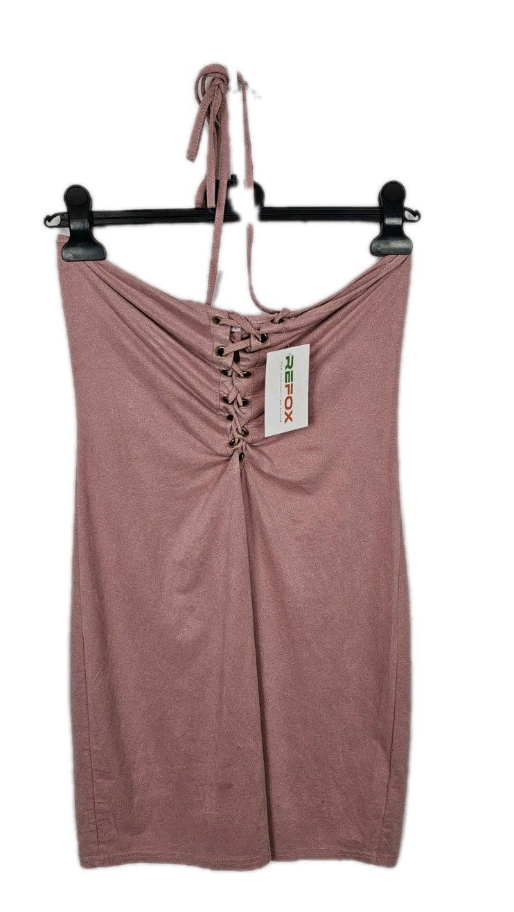 EK7851 Damen Kleid, Altrosa, Gr. L0