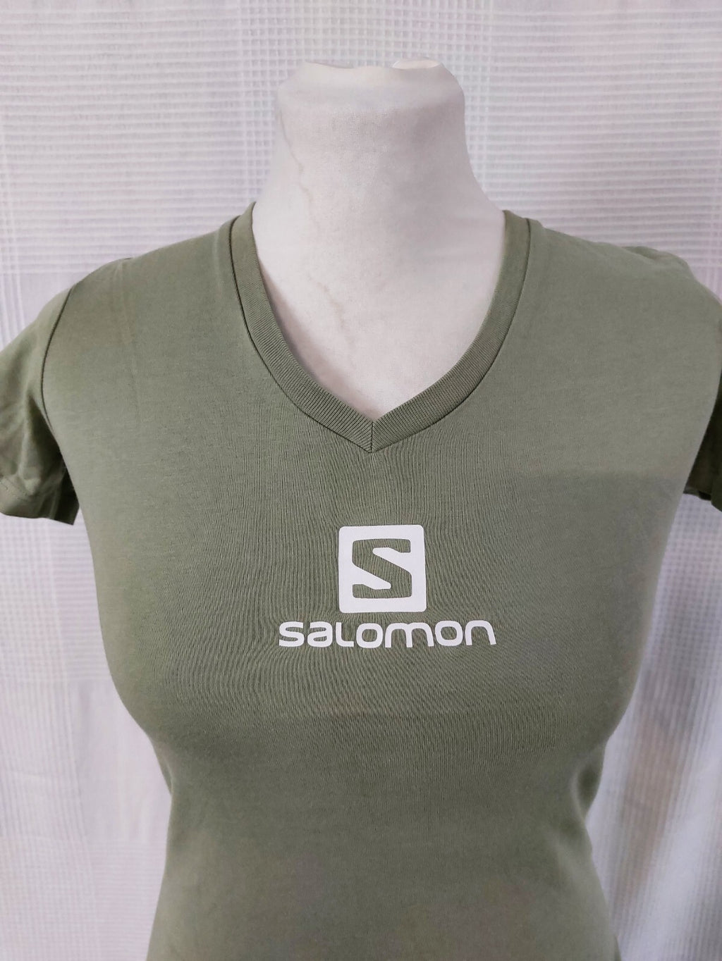 EK242 Damen T-Shirt vom Salomon, dunkles Olivgrün, Gr. XS1