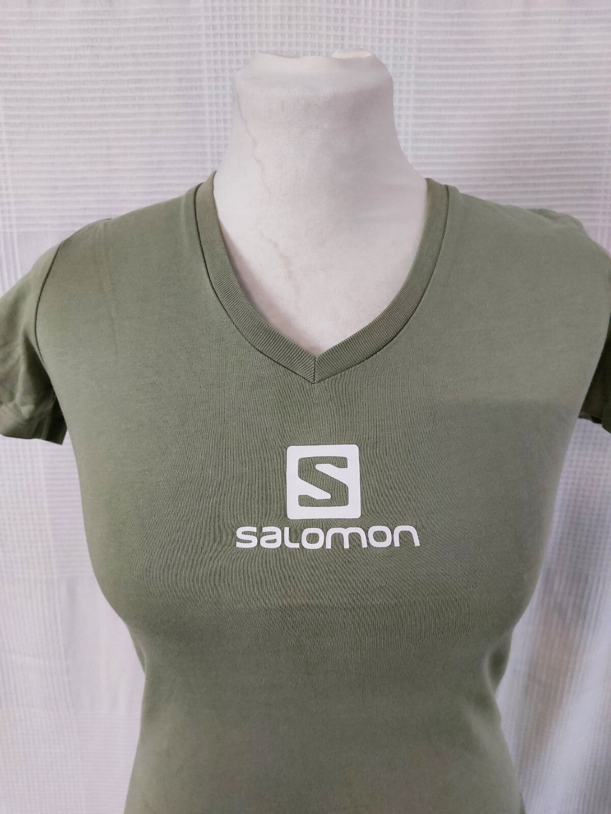EK242 Damen T-Shirt vom Salomon, dunkles Olivgrün, Gr. XS1