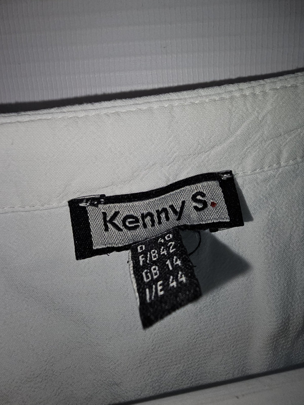 EK10001 Damen Bluse von Kenny S., Weiß, Gr. 405