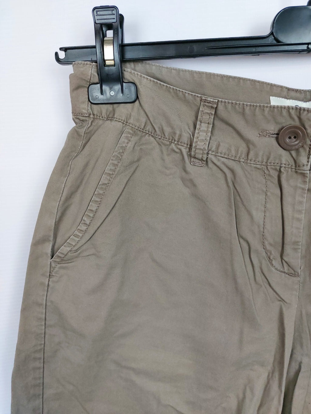 EK5097 Damen Shorts von Tom Tailor, graubraun, Gr. 361
