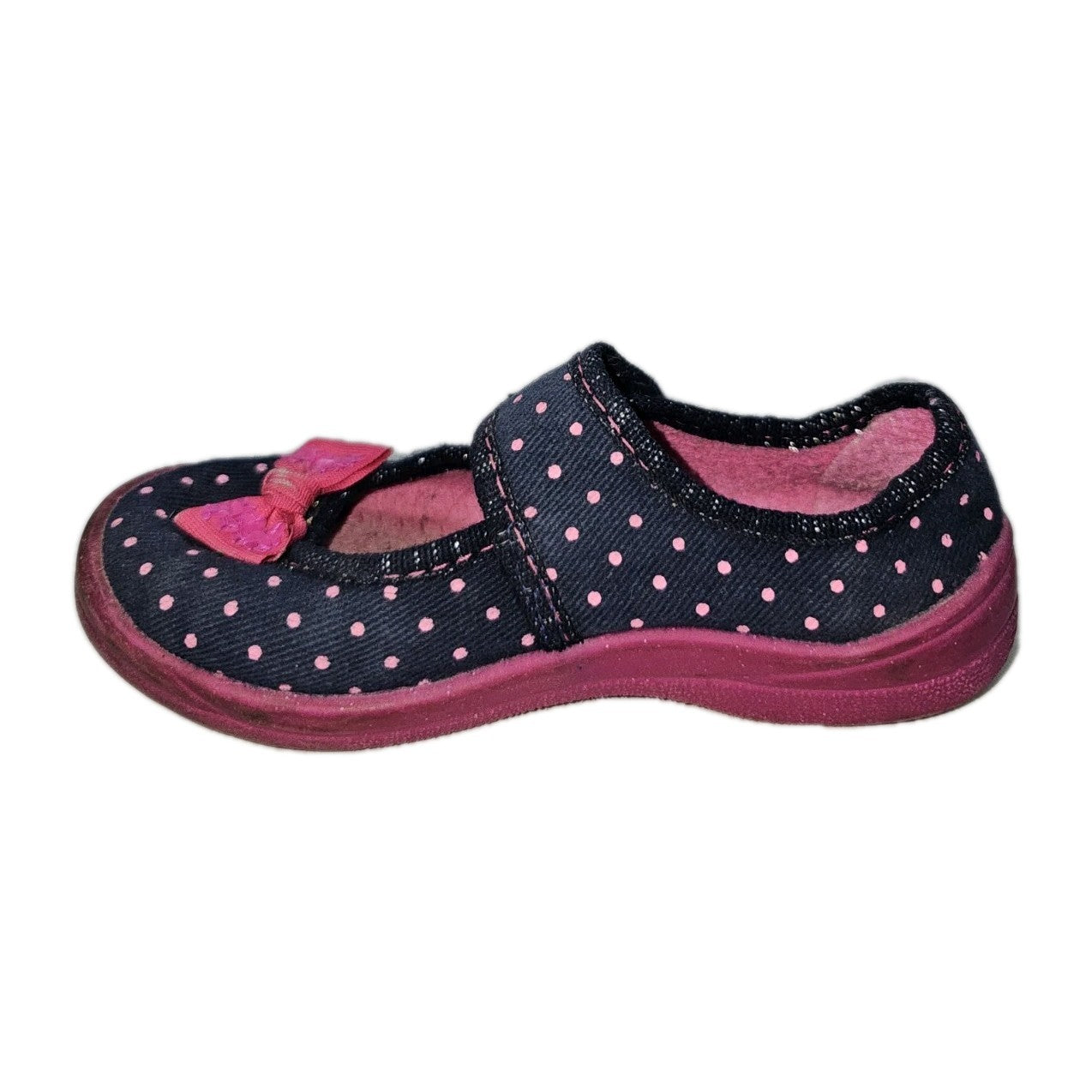 ES899 Mädchen Hausschuhe von Fischer, blau-pink, Gr.264