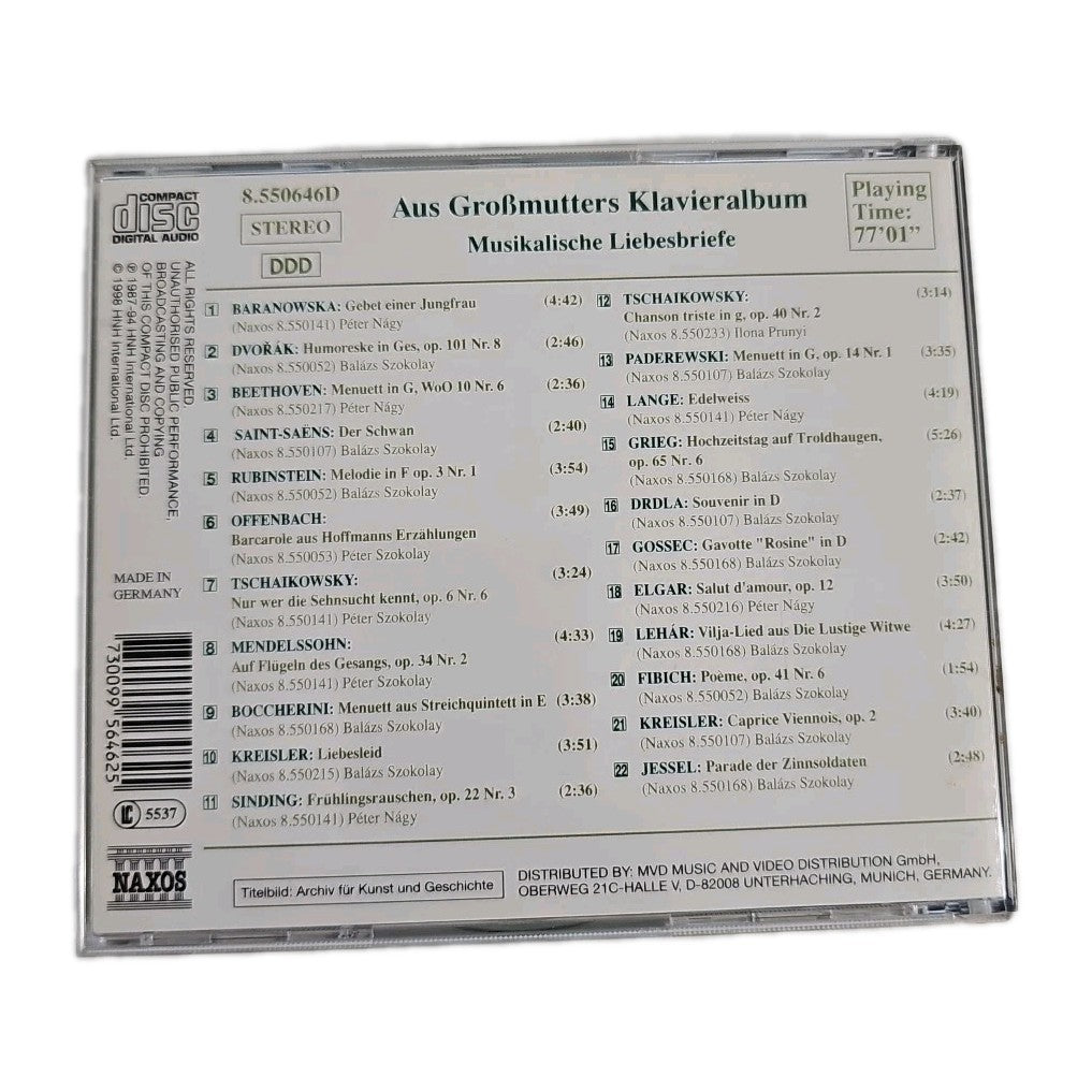 EB4035 Aus Großmutters Klavieralbum, Musikalische Liebesbriefe 1