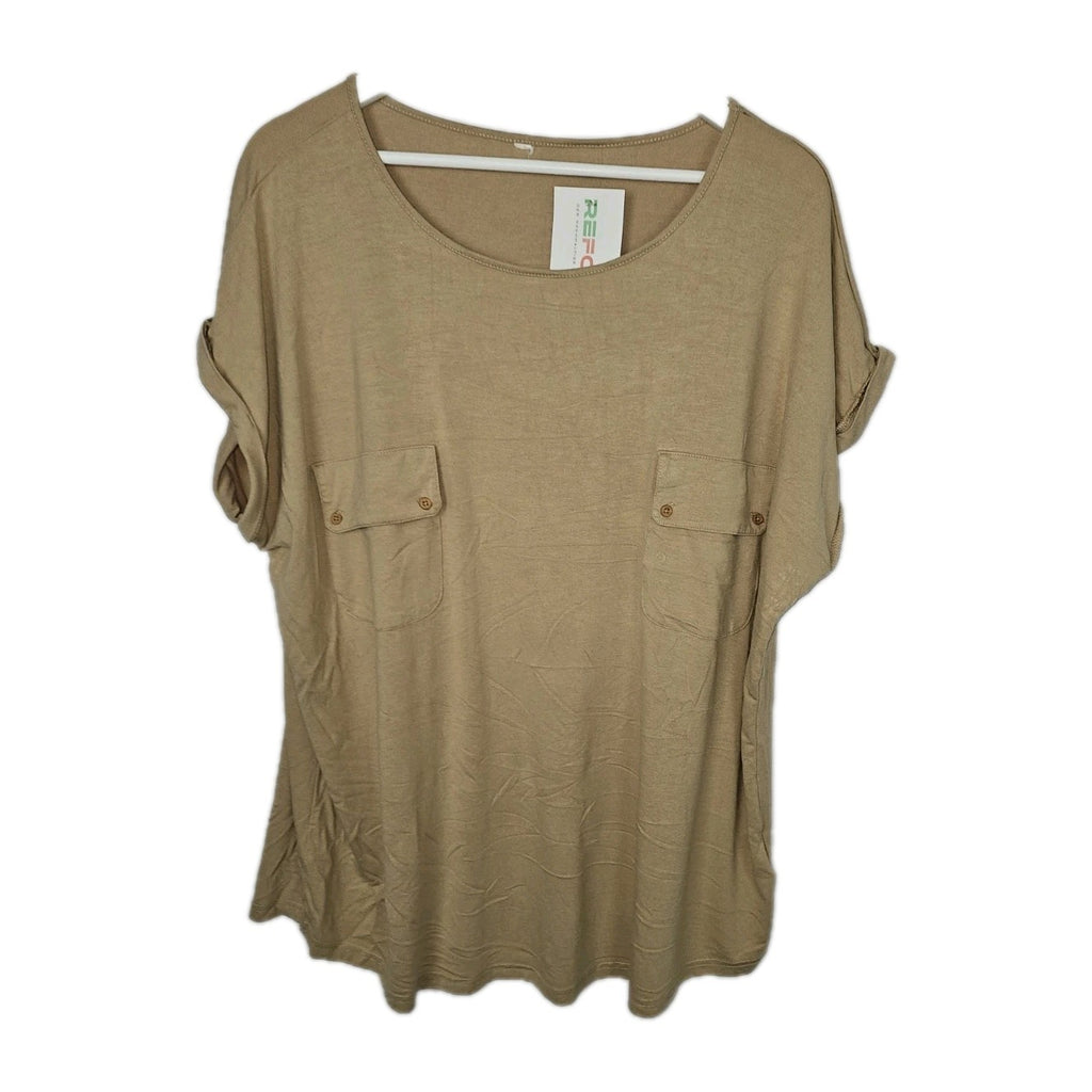 EK8848 Damen Bluse von Order No, Beige, Gr. 540