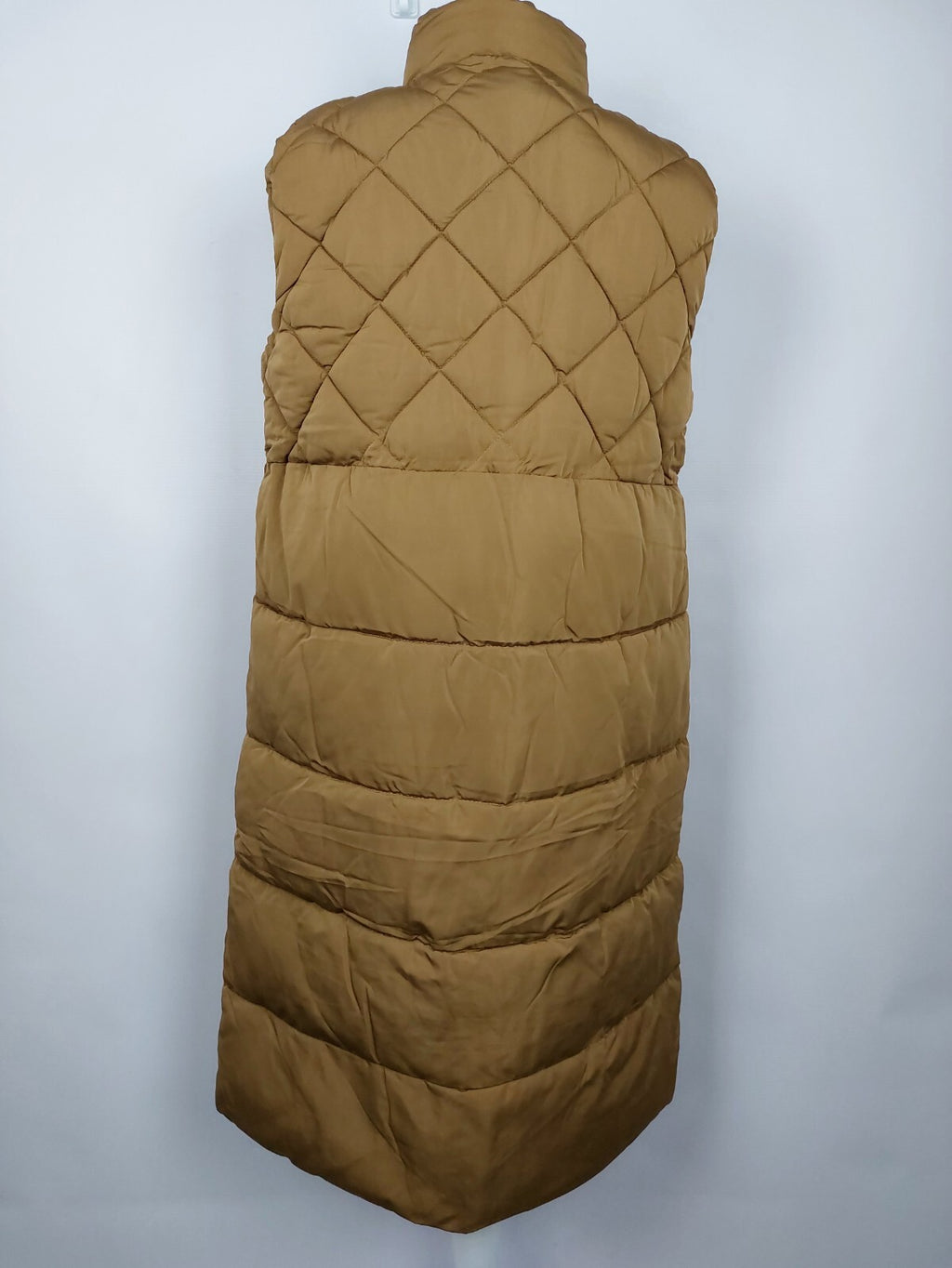 EK4316 Damen long Weste von Only, hellbraun, Gr. L ONLSTACY QUILTED WAISTCOAT5