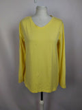 EK5013 Damen Langarmshirt von Ceciliaclassics, gelb, Gr. L (44/46)0