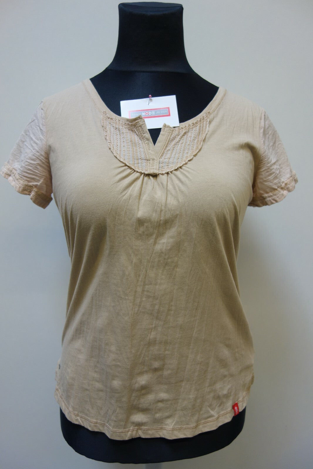 EK1079 Damen T-Shirt von edc, beige/nude, Gr. XL0