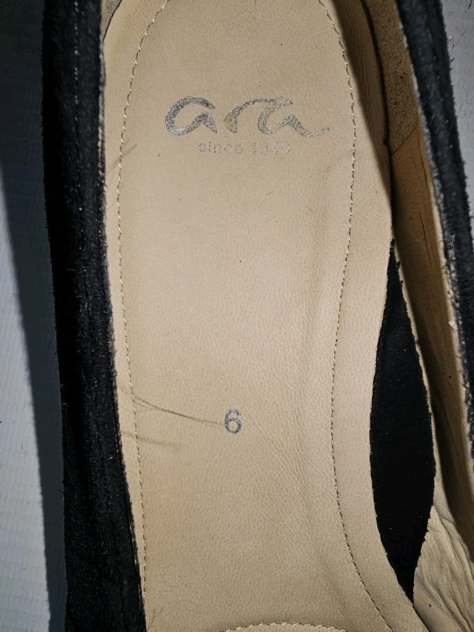 ES835 Damen Sandale von Ara, schwarz, Gr.6 (37)5